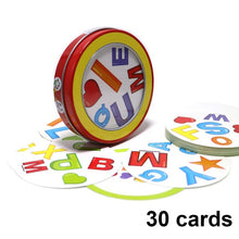 Load image into Gallery viewer, 80mm spot symbol cards game English version education toys with metal box for home family activities party enjoy it board game
