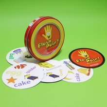 Load image into Gallery viewer, 80mm spot symbol cards game English version education toys with metal box for home family activities party enjoy it board game