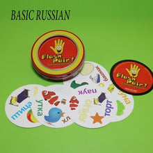 Load image into Gallery viewer, 80mm spot symbol cards game English version education toys with metal box for home family activities party enjoy it board game