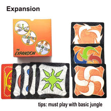 Load image into Gallery viewer, 2020 board game brown wood jungle token run fast pair speed forest for family party fun cards game English Spanish rules